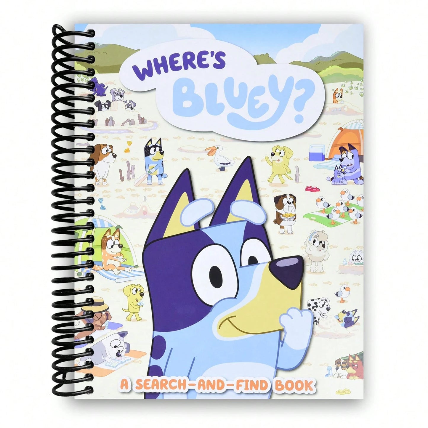 Where's Bluey? Spiral-Bound Search And Find Book For Kids – Official Bluey Activity Book, Look And Find, Hidden Pictures, Seek And Spot Game, Preschool Learning, Early Education, Toddler & Children Ag
