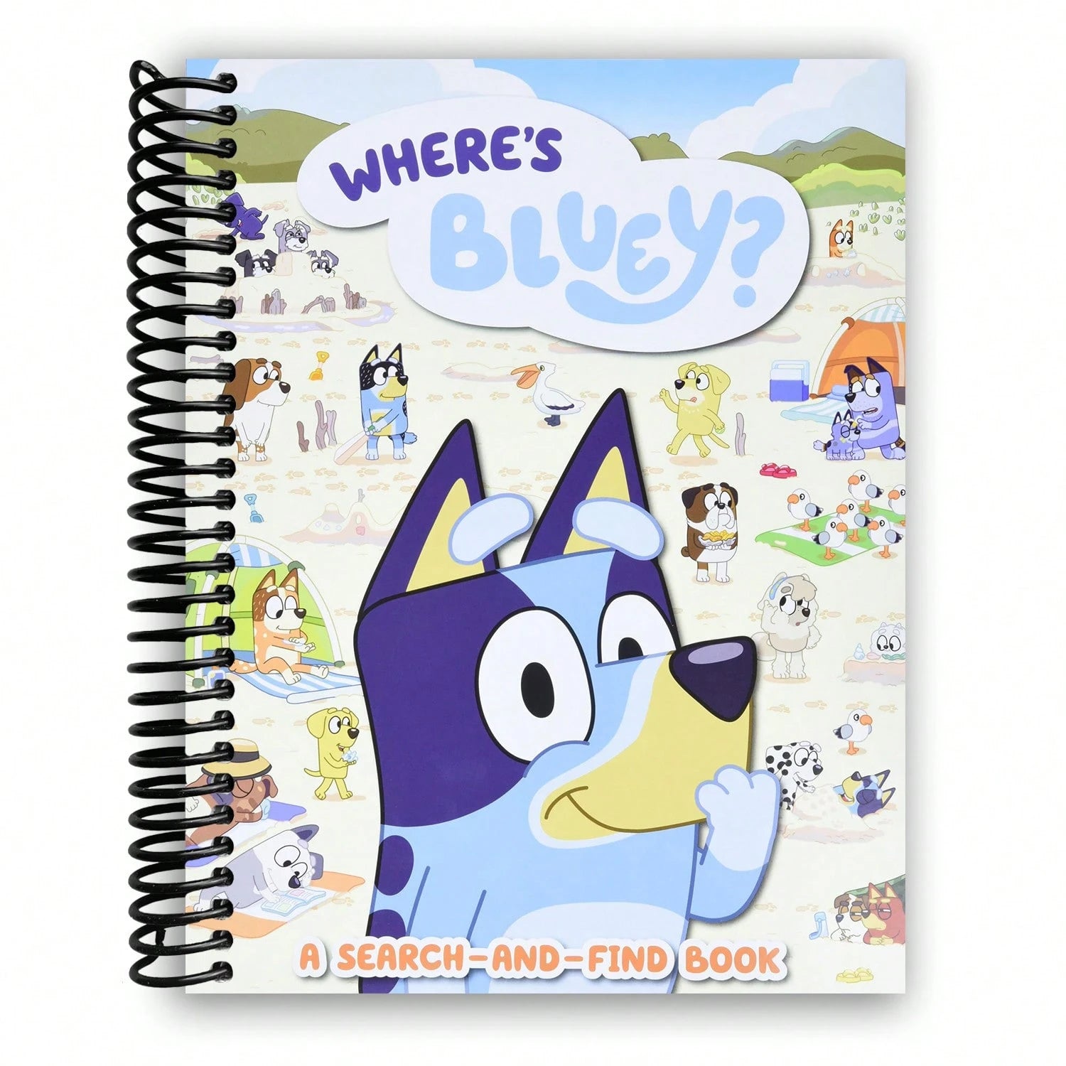 Where's Bluey? Spiral-Bound Search And Find Book For Kids – Official Bluey Activity Book, Look And Find, Hidden Pictures, Seek And Spot Game, Preschool Learning, Early Education, Toddler & Children Ag
