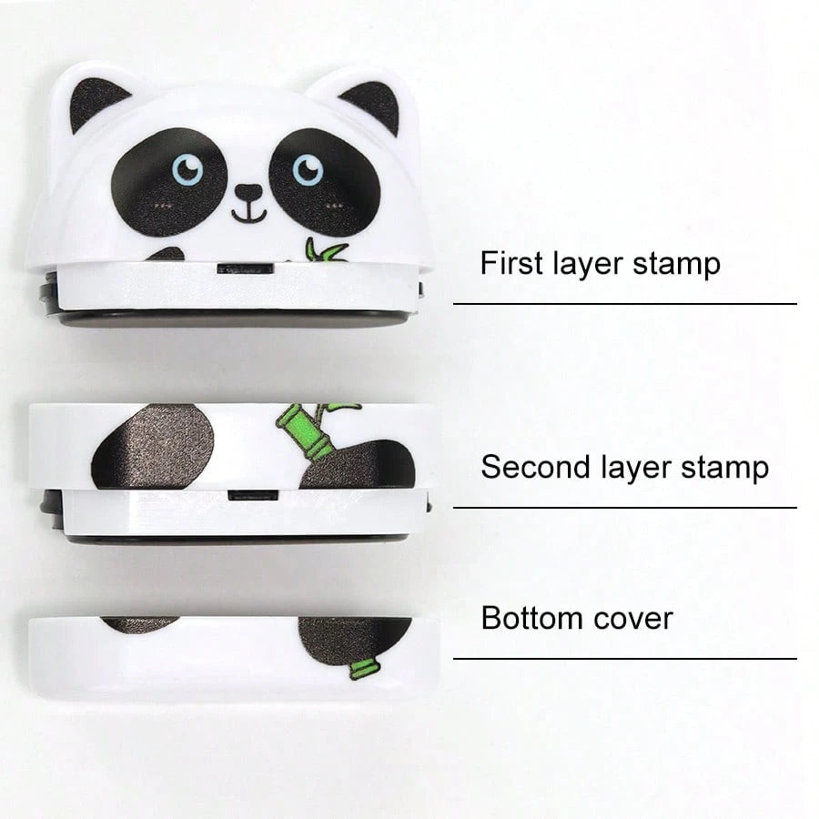 White + Black Ink Personalized Name Stamp No More Losing Track Of Stuff- One Stamp To Label Everything These Stamps Work On Everything! From Clothes To Lunchboxes To Water A Ground-Breaking Solution