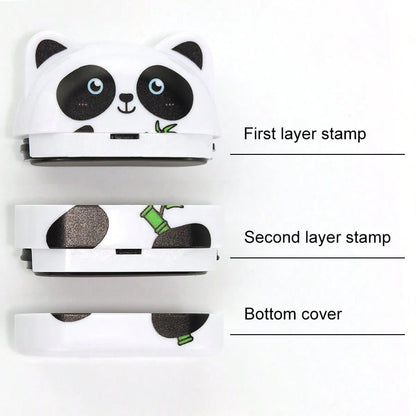 White + Black Ink Personalized Name Stamp No More Losing Track Of Stuff- One Stamp To Label Everything These Stamps Work On Everything! From Clothes To Lunchboxes To Water A Ground-Breaking Solution