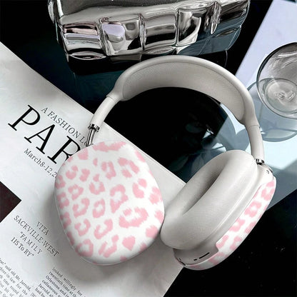 White Pink Polka Dot Polka Dot Pink Bluetooth Headphone Case Girly Ins Style Spring Easter Gift
