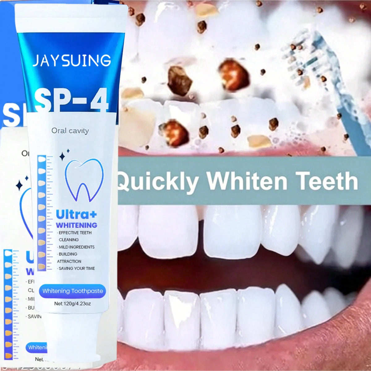 Whitening Toothpaste Protect Gum Health Remove Plaque Stains Fresh Bad Breath Deep Clean Brightening Tooth﻿