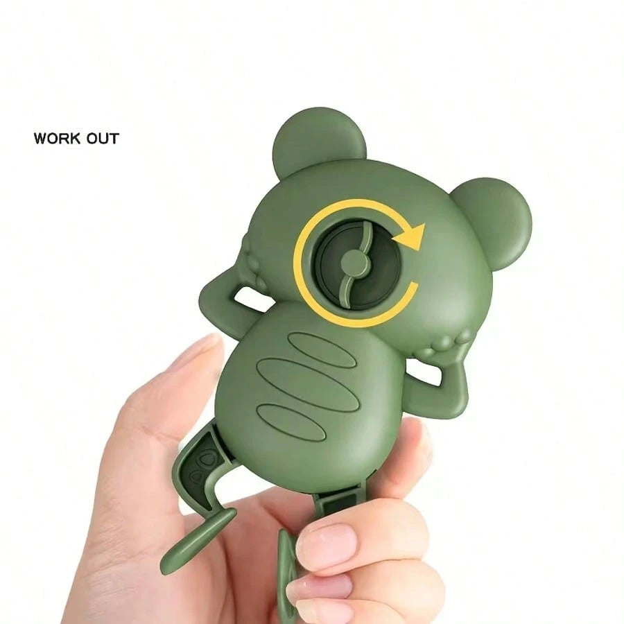 Wind-Up Swimming Frog Bath Toy For Baby, Floating Water Play Toy For Infants And Toddlers In Bathtub And Pool