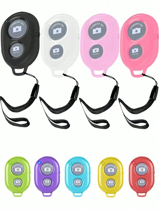 Wireless Camera Shutter Remote Control For Smartphones- Compatible With IOS/Android, IPod, Tablets, HD Selfie Shutter, For Taking Photos And Videos. Remote Shutter Suitable For Summer Vacation, Trave