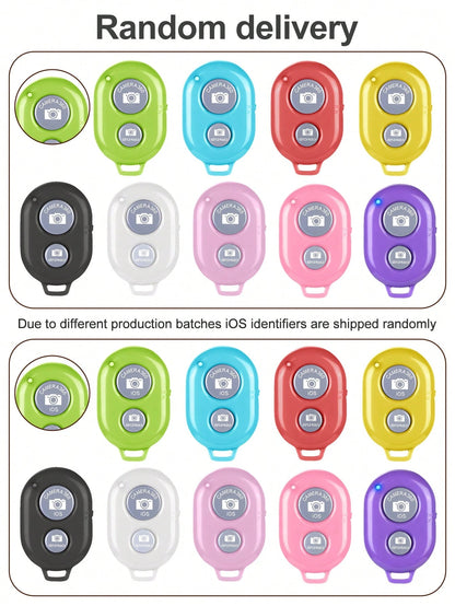 Wireless Camera Shutter Remote Control For Smartphones- Compatible With IOS/Android, IPod, Tablets, HD Selfie Shutter, For Taking Photos And Videos. Remote Shutter Suitable For Summer Vacation, Trave