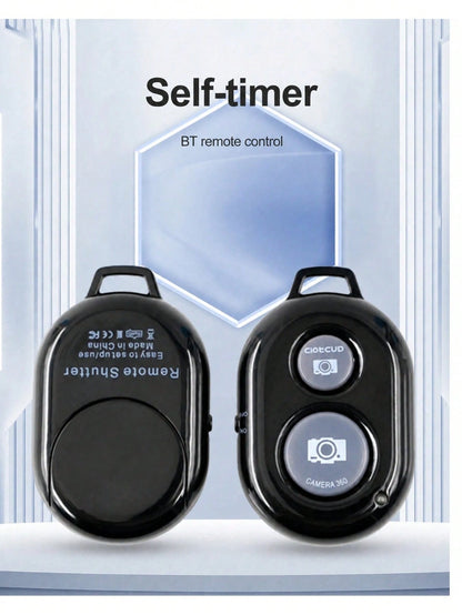 Wireless Camera Shutter Remote Control For Smartphones- Compatible With IOS/Android, IPod, Tablets, HD Selfie Shutter, For Taking Photos And Videos. Remote Shutter Suitable For Summer Vacation, Trave