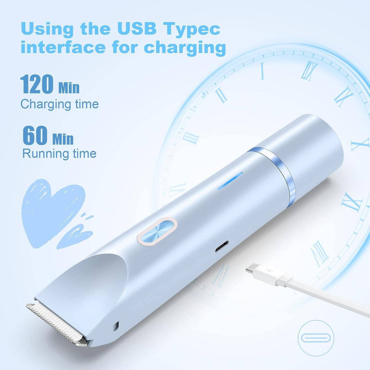 Women's 2-In-1 Dual-Head Electric Trimmer & Shaver, Wet & Dry Use, Full Body Hair Removal, Suitable For Bikini Line, Underarms, Legs, Arms And Face, Long Battery Life, Can Remove Facial Hair, Adjustab