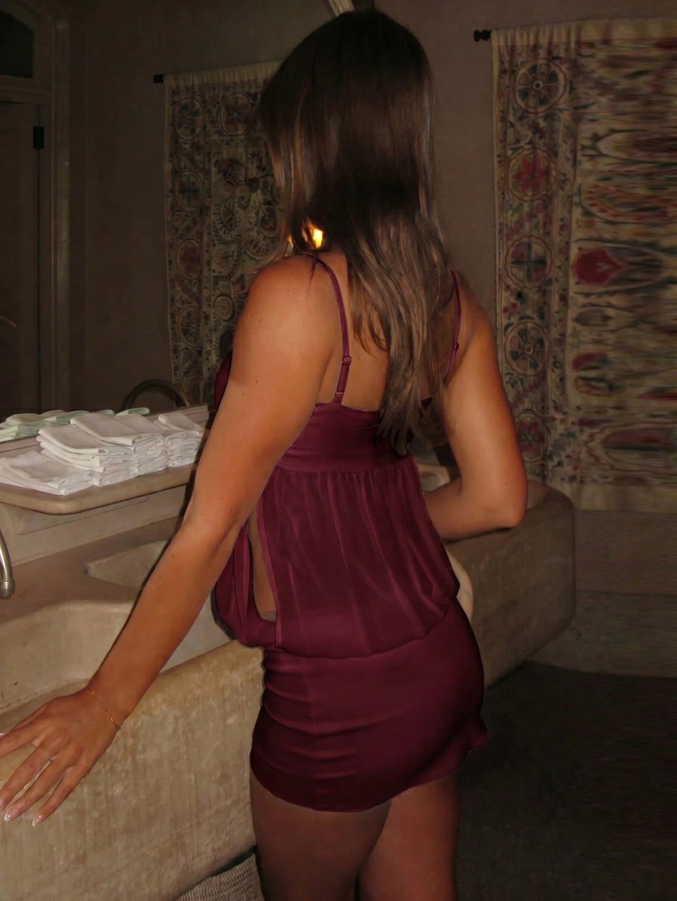 Women's Casual Chiffon Fitted Sexy Spring/Summer Party Club Holiday Dress Elegant