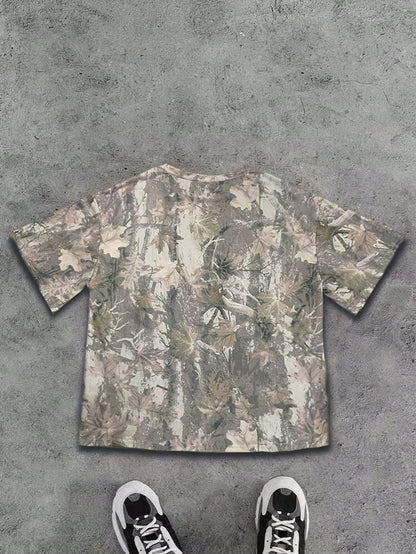 Women's Casual Loose Camouflage Print Short Sleeve T-Shirt
