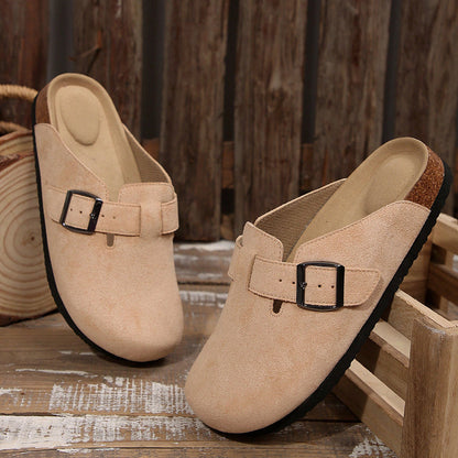 Women's Comfort Cork Footbed Clog, Beach Essentials Womens Sandals Cork Footbed