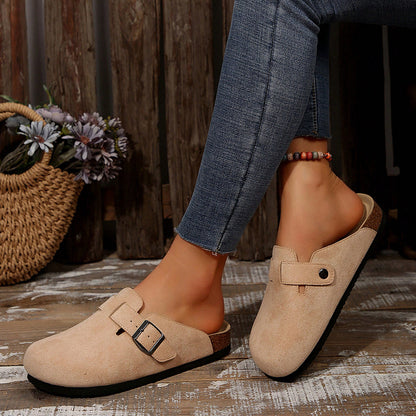 Women's Comfort Cork Footbed Clog, Beach Essentials Womens Sandals Cork Footbed