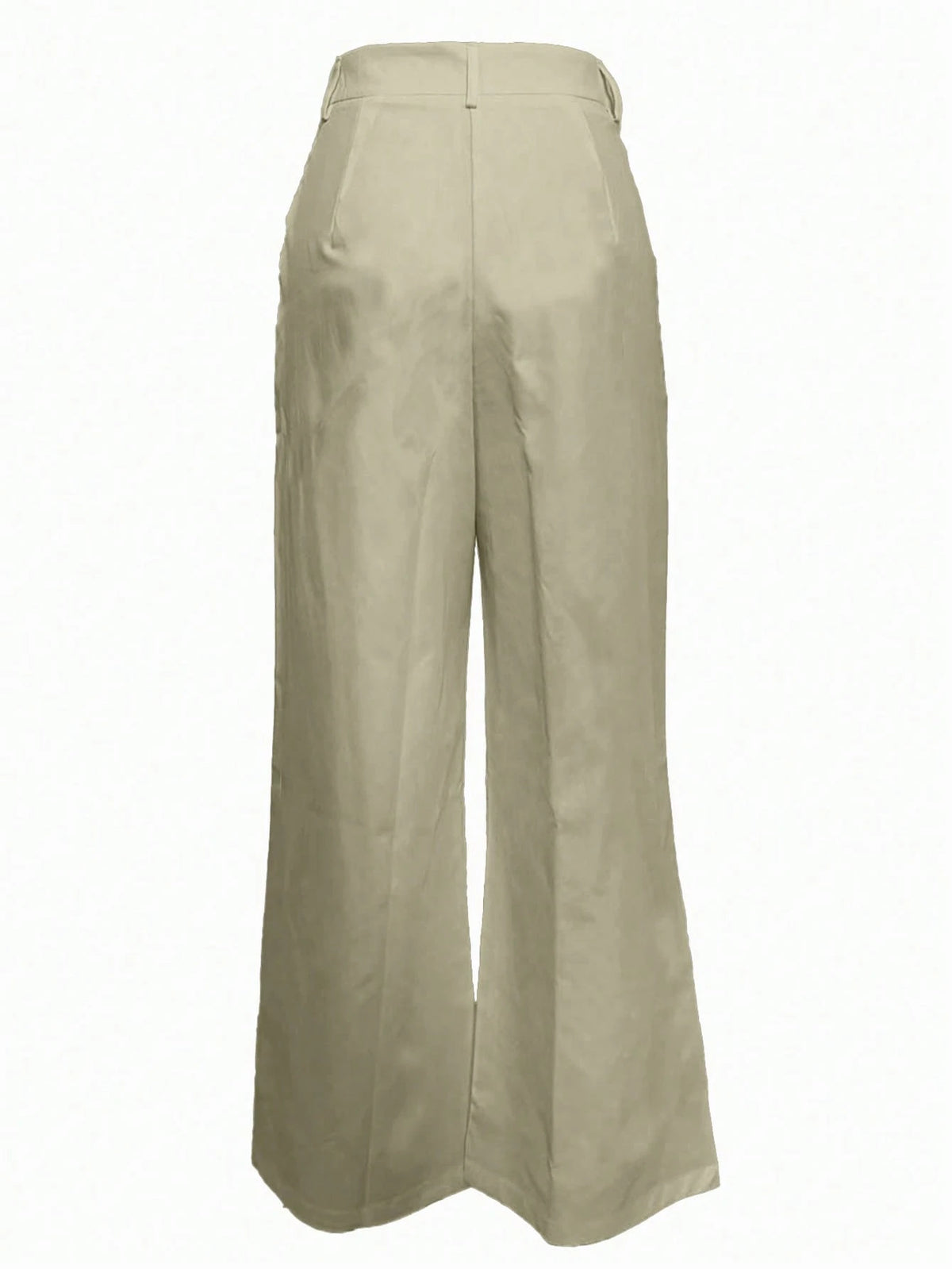 Women's High Waist Straight Leg Wide Leg Casual Commute Long Pants With Pockets, Fashionable Autumn/Winter Versatile Quality