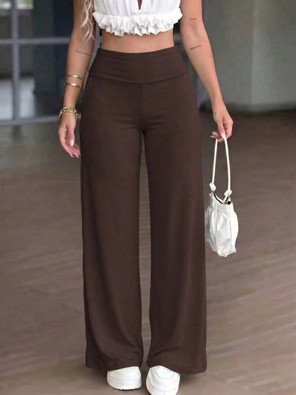 Women's Spring/Summer High Waist Yoga Casual Soft Elastic Sports Pants