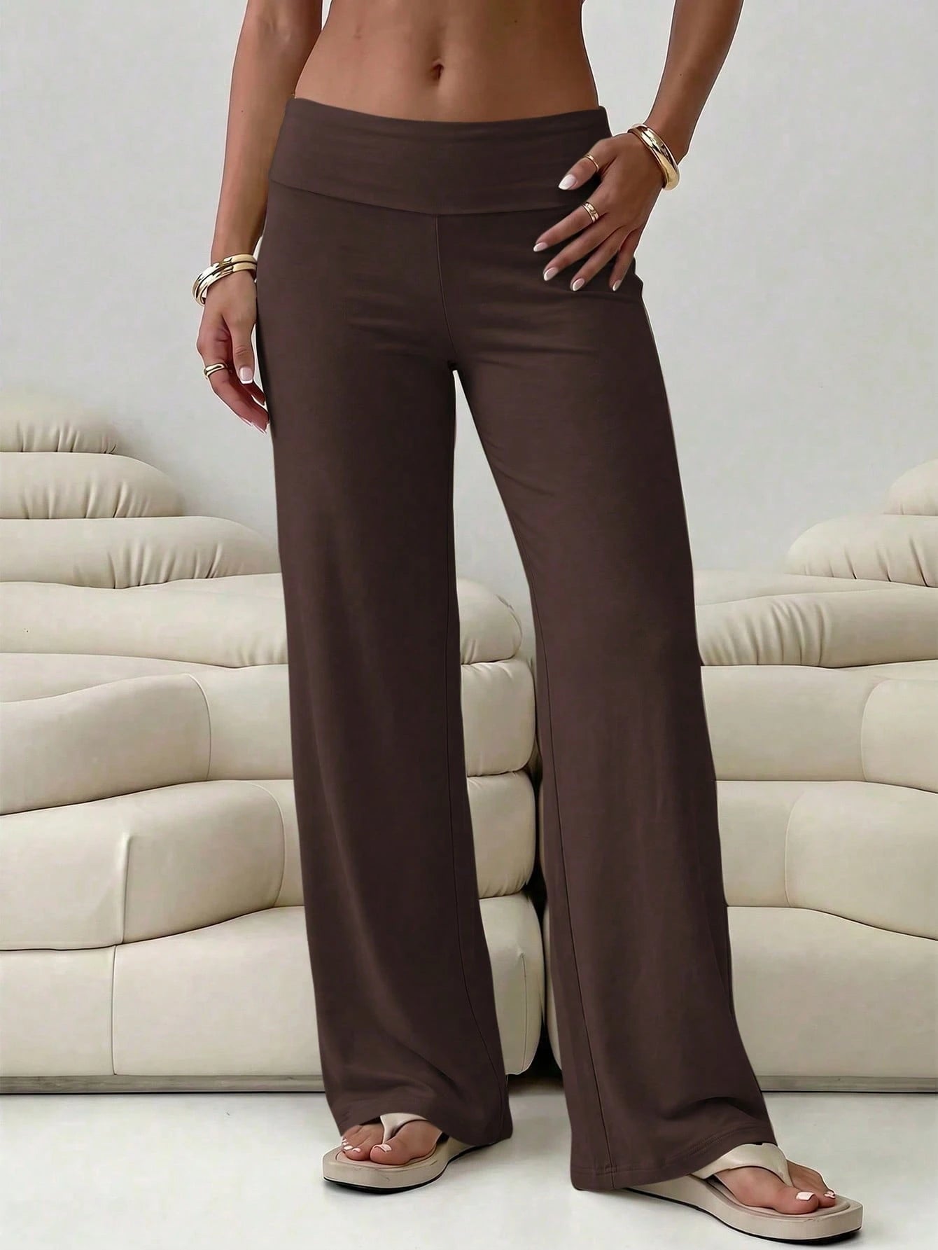 Women's Spring/Summer High Waist Yoga Casual Soft Elastic Sports Pants