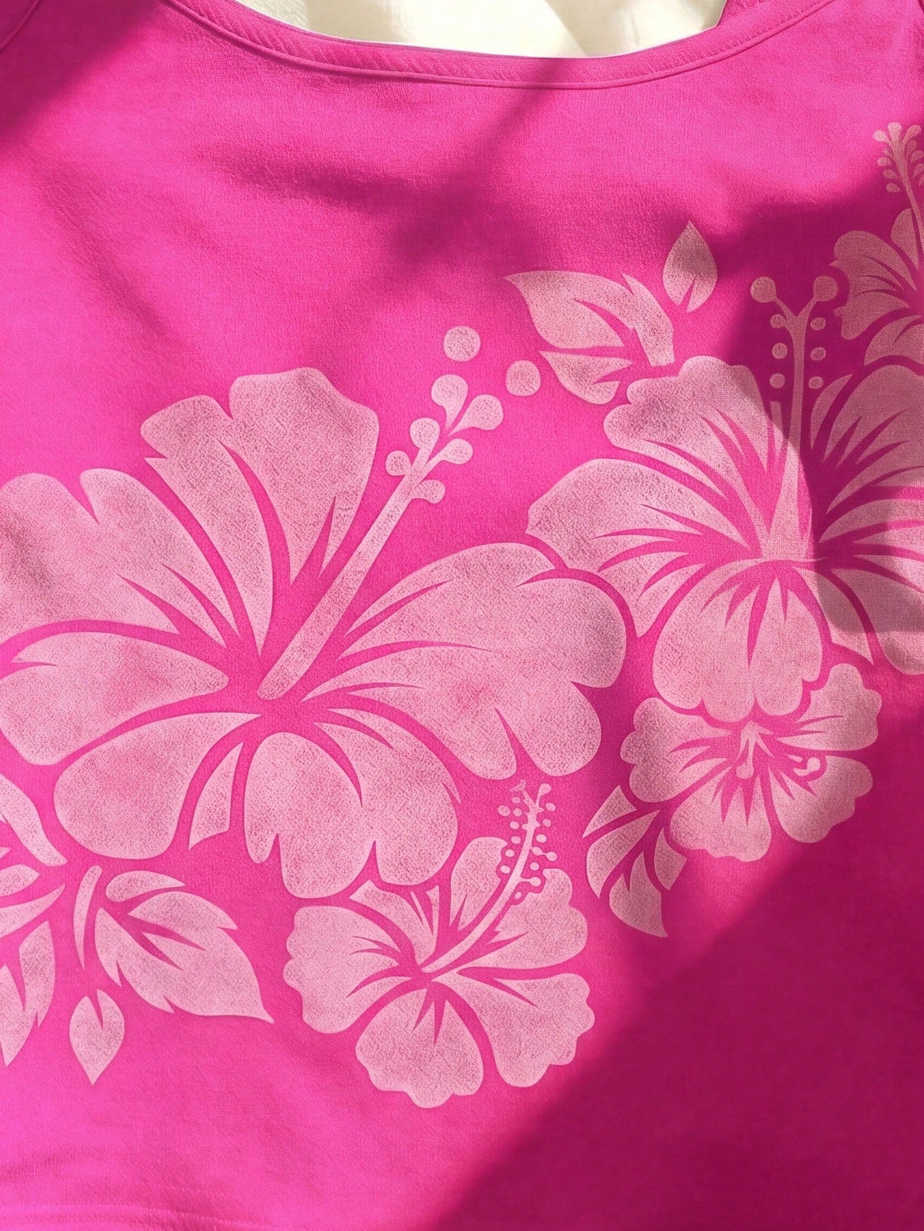 Women's Summer Casual Vacation Floral Print Camisole Pink