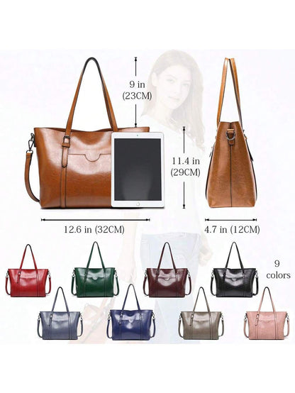 Womens Leather Purses And Handbags For Women Top Handle Satchel Bags Tote Purses Bags