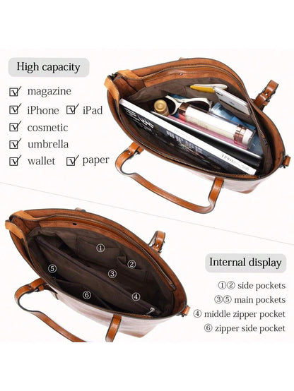Womens Leather Purses And Handbags For Women Top Handle Satchel Bags Tote Purses Bags