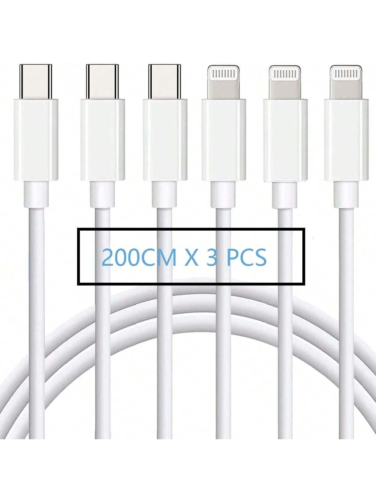 XASMA 3pcs/1pc USB C To Lightning Cable Compatible With Iphone Charger Usbc To Lightning Cable Compatible With Iphone 14/13/12/11 X XS XR 8 Plus And More, USB Charging Cable Compatible With Iphone 11