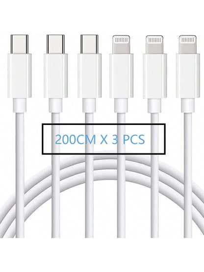XASMA 3pcs/1pc USB C To Lightning Cable Compatible With Iphone Charger Usbc To Lightning Cable Compatible With Iphone 14/13/12/11 X XS XR 8 Plus And More, USB Charging Cable Compatible With Iphone 11