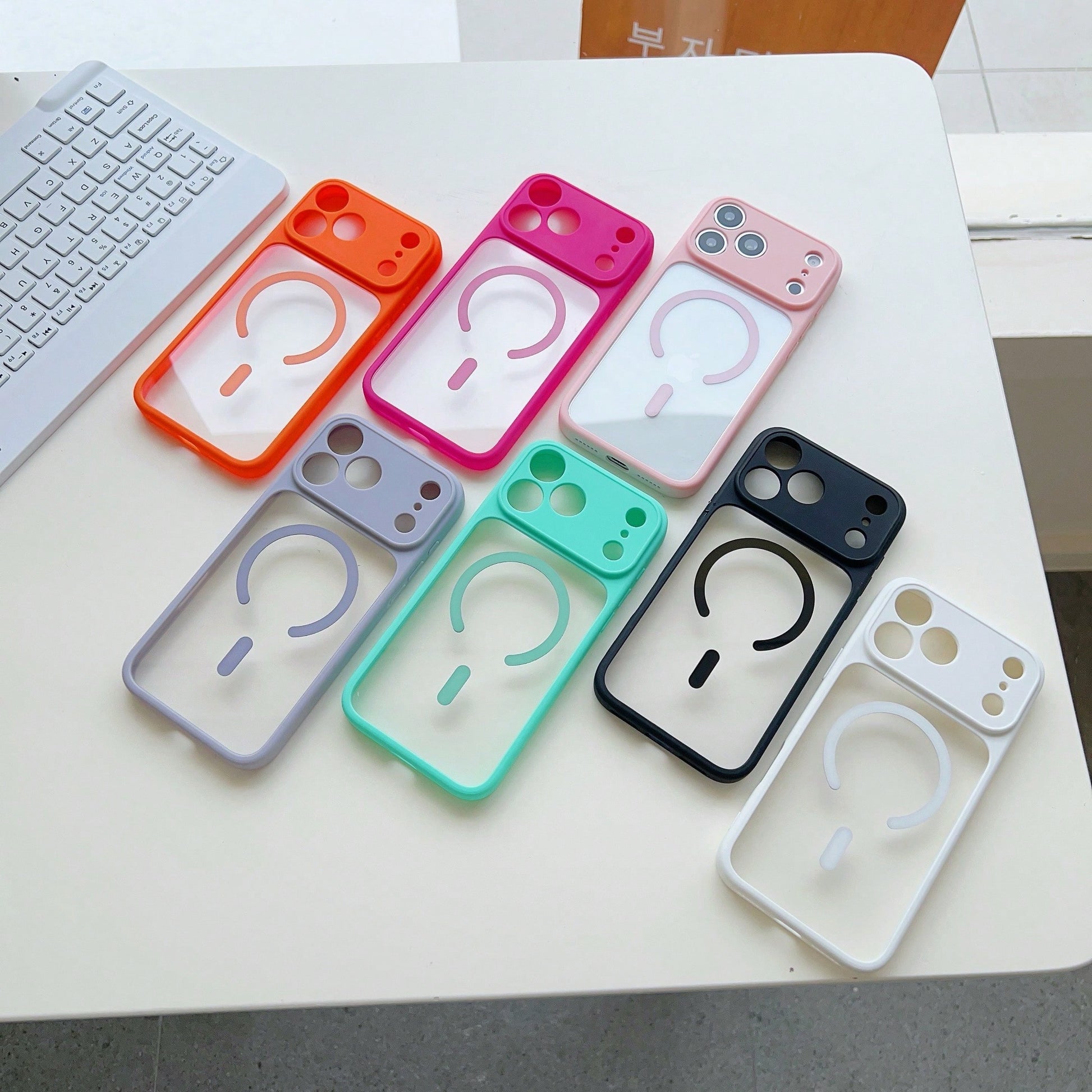 Y2K Dopamine Dragon Fruit Wireless Charging Transparent Phone Case, High Hardness Glossy Acrylic Large Window Hard Shell, Ins Sweet Cool Girl Style, Versatile Full Coverage Anti-Drop Phone Case For Gi