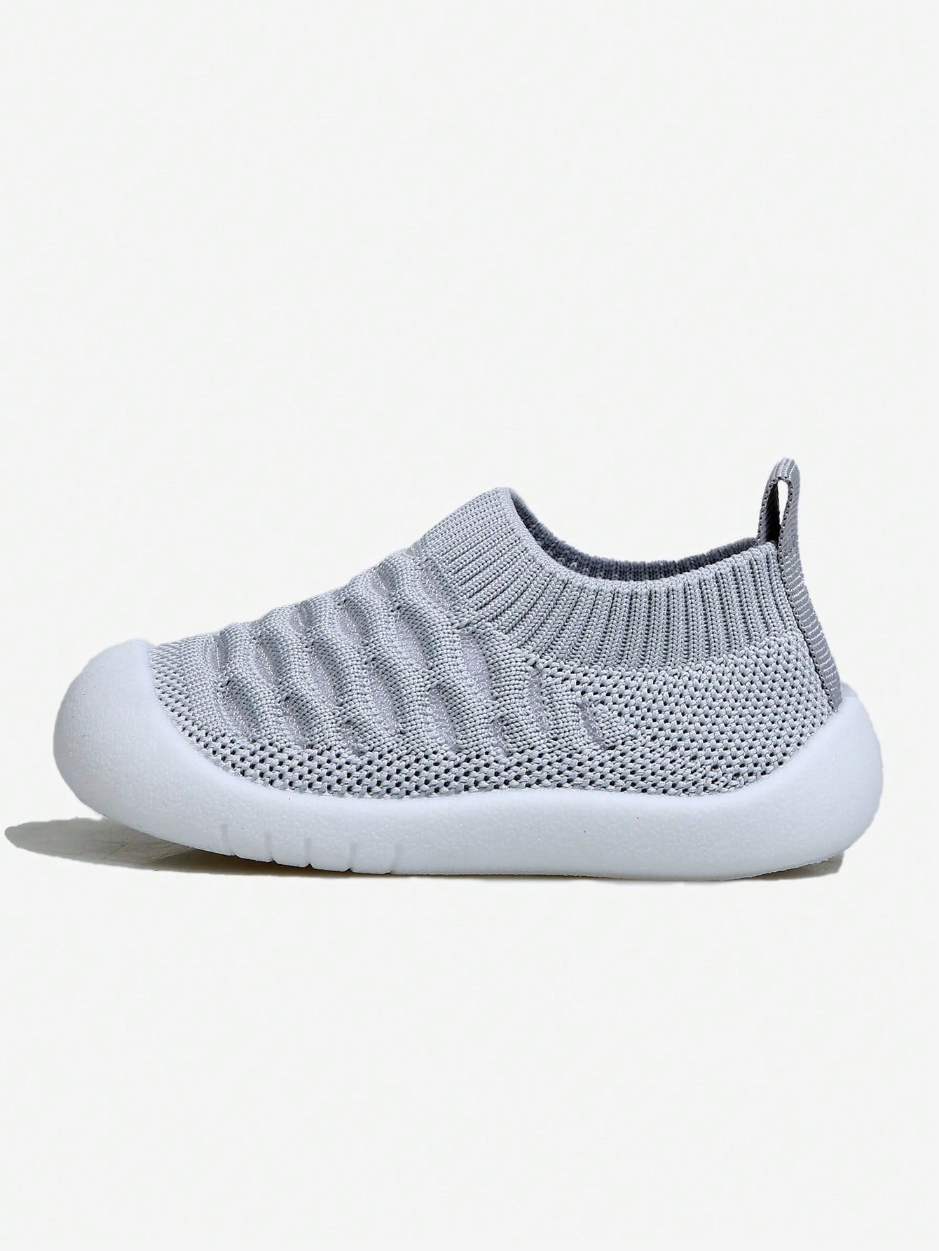 Yibubu Gray Children's Shoes, Mesh Breathable Kids Shoes, Soft Bottom Anti-Slip Newborn Toddler Shoes, Infant Outdoor Sports Shoes