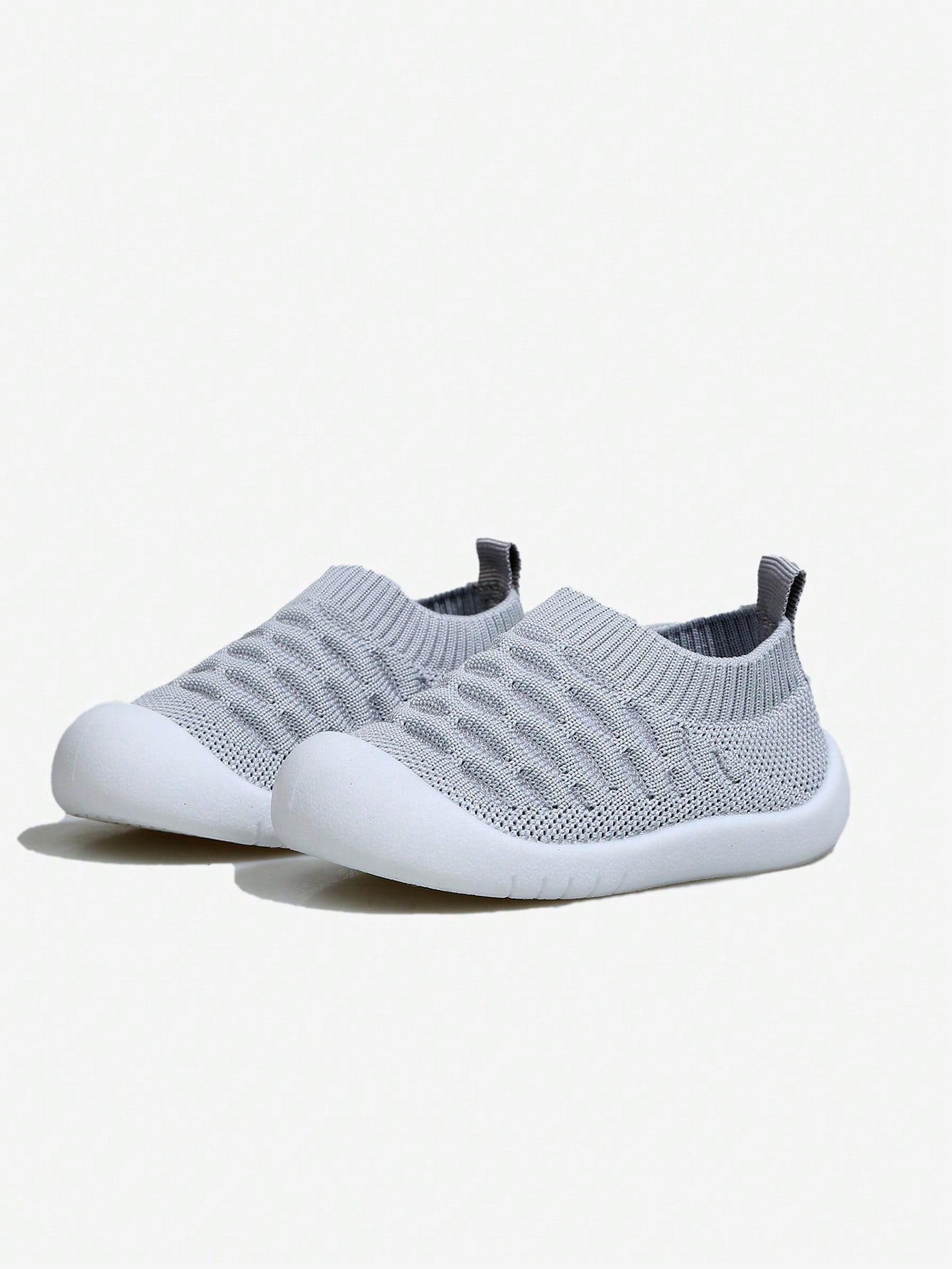 Yibubu Gray Children's Shoes, Mesh Breathable Kids Shoes, Soft Bottom Anti-Slip Newborn Toddler Shoes, Infant Outdoor Sports Shoes