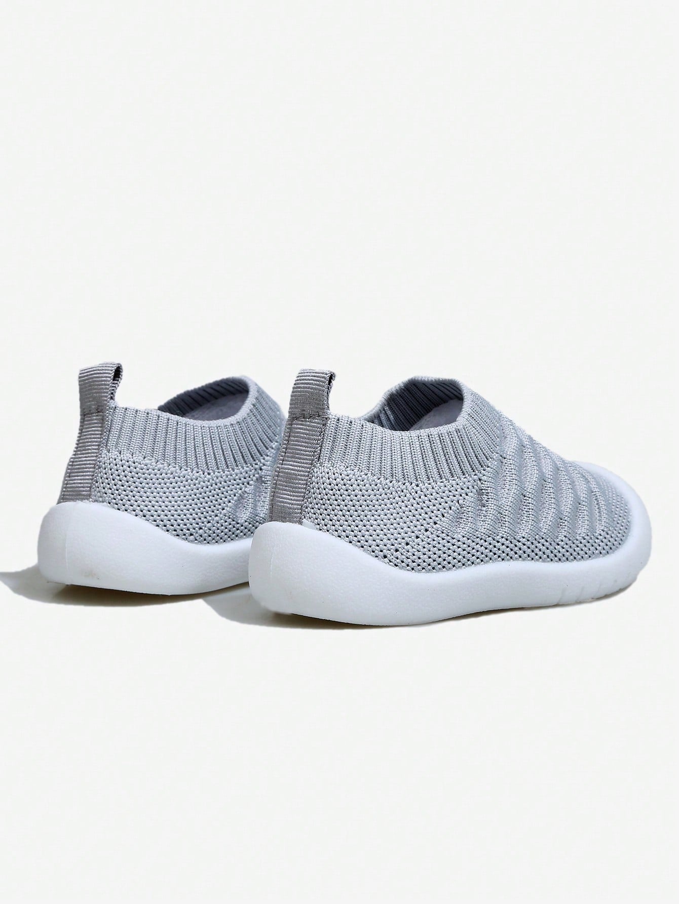 Yibubu Gray Children's Shoes, Mesh Breathable Kids Shoes, Soft Bottom Anti-Slip Newborn Toddler Shoes, Infant Outdoor Sports Shoes
