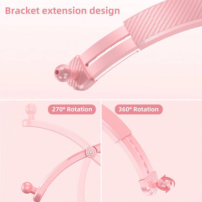 YWOR Pink Car Phone Holder, Universal Car Phone Holder, Super Suction Cup Car Phone Holder