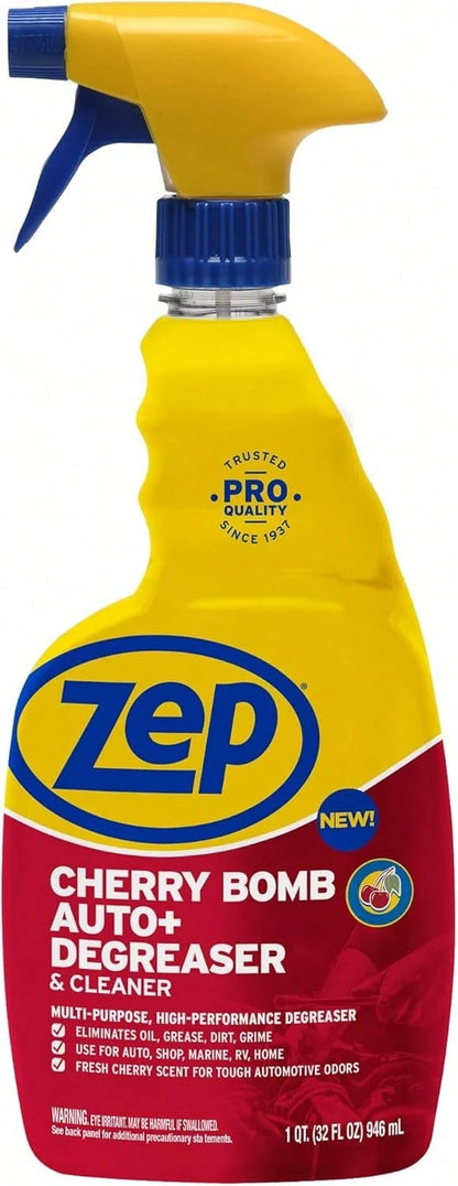 Zep Cherry Bomb Auto+ Degreaser &Amp; Cleaner- For Auto, Marine, RV, &Amp; Home- 32 Oz
