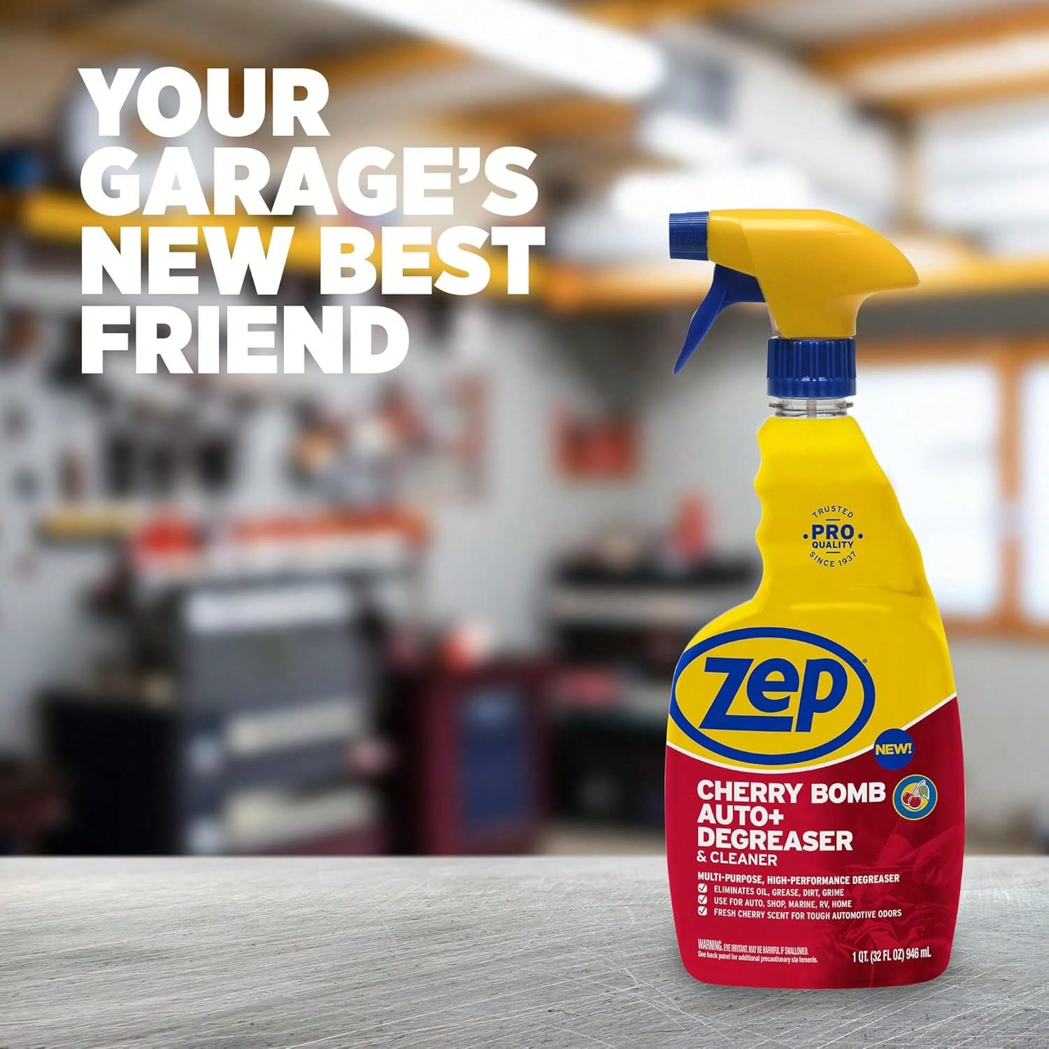 Zep Cherry Bomb Auto+ Degreaser &Amp; Cleaner- For Auto, Marine, RV, &Amp; Home- 32 Oz