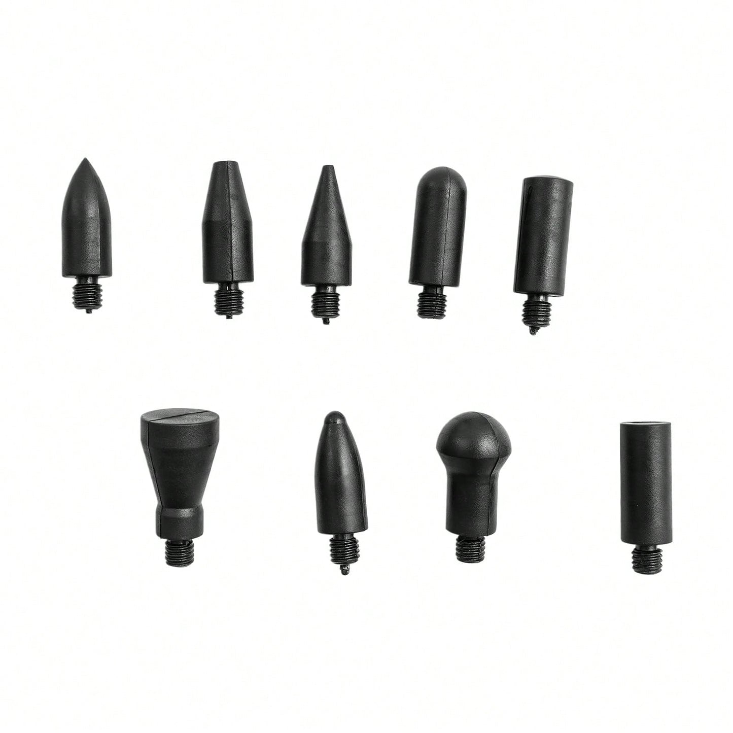 ZhdnBhnos Paintless Dent Repair Kits, 5 Pieces Of Dent Removal Rods With 9 Replaceable Taper Heads, Car Auto Body Dent Removal Tools (5pcs Rods, 2 S-Hooks & 2 O-Hooks)